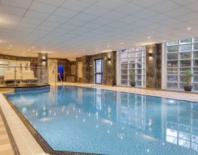 Refreshing indoor pool at DoubleTree By Hilton Stoke On Trent.