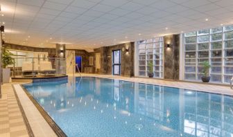 Refreshing indoor pool at DoubleTree By Hilton Stoke On Trent.