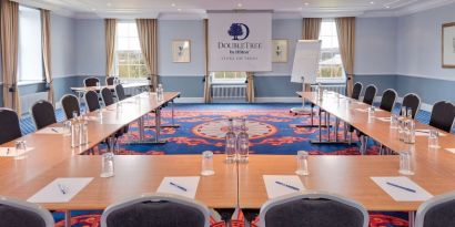 Professional meeting room at DoubleTree By Hilton Stoke On Trent.