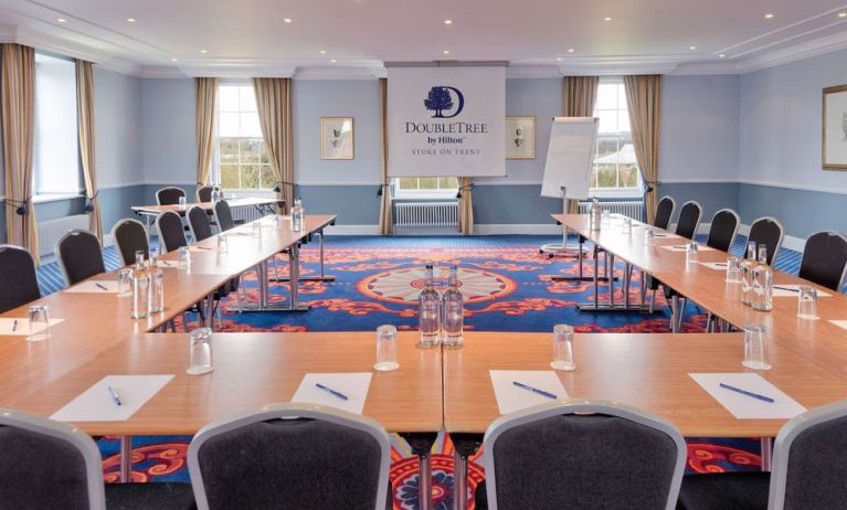 Professional meeting room at DoubleTree By Hilton Stoke On Trent.