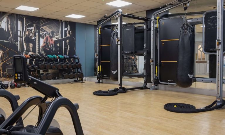 Fitness center available at DoubleTree By Hilton Stoke On Trent.