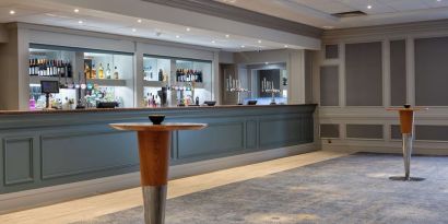 Hotel bar at DoubleTree By Hilton Stoke On Trent.