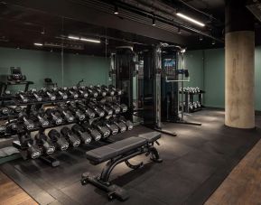 Fitness center available at The Gantry London, Curio Collection By Hilton.