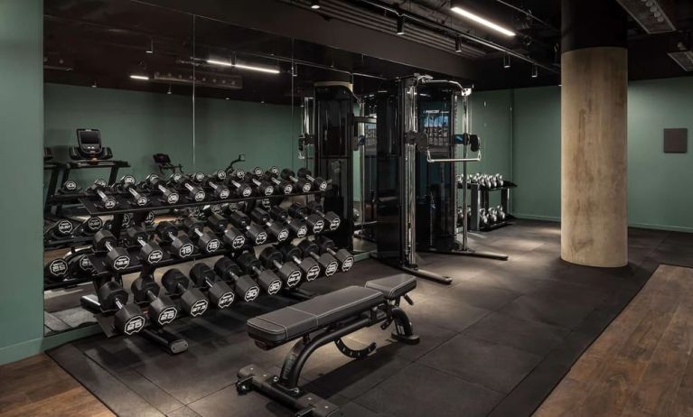 Fitness center available at The Gantry London, Curio Collection By Hilton.