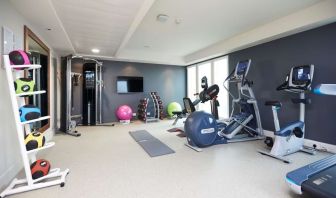 Fitness center available at DoubleTree By Hilton London Excel.
