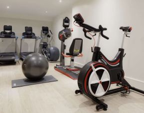 Fitness center available at Hilton London Angel Islington.