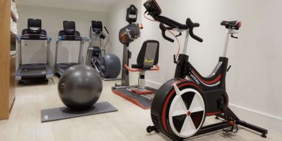 Fitness center available at Hilton London Angel Islington.