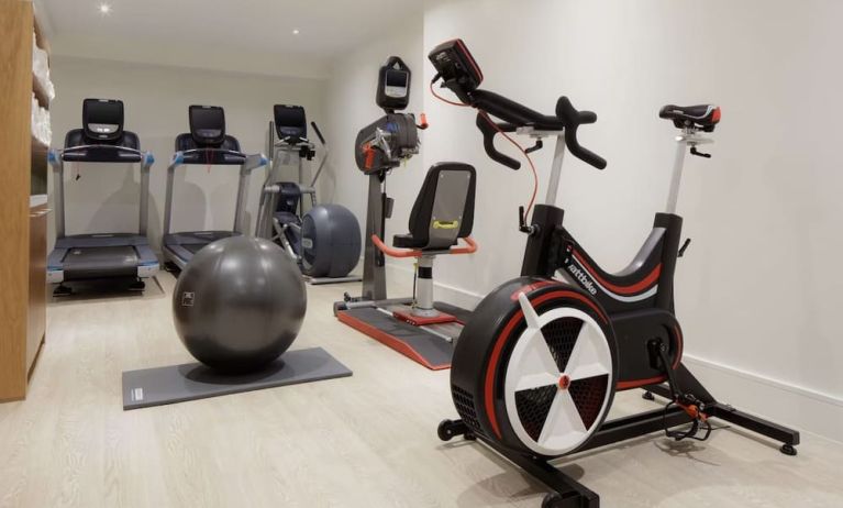 Fitness center available at Hilton London Angel Islington.