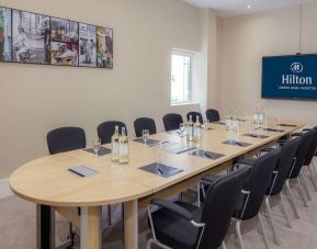 Professional meeting room at Hilton London Angel Islington.