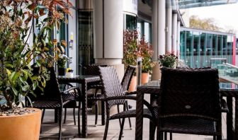 Terrace/patio at Hilton London Angel Islington.