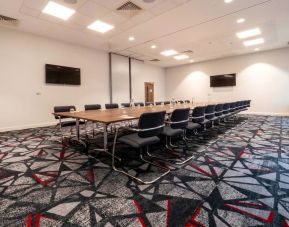 Professional meeting room at Hilton Garden Inn Birmingham Airport.