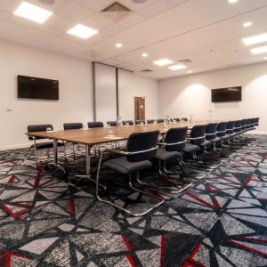 Professional meeting room at Hilton Garden Inn Birmingham Airport.