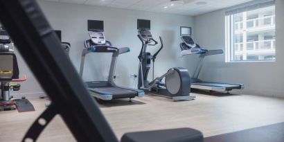 Fitness center available at Hilton Garden Inn Birmingham Airport.