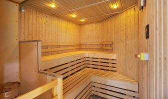 Relaxing sauna at the DoubleTree by Hilton Newbury North.