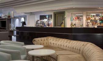 Hotel bar with lounge area at the DoubleTree by Hilton Newbury North.