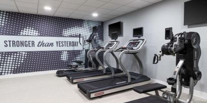 Fitness center available at Hampton By Hilton Torquay.