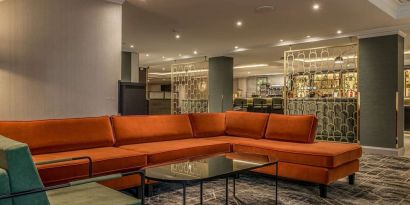 Comfortable lounge area  at Hilton London Watford.