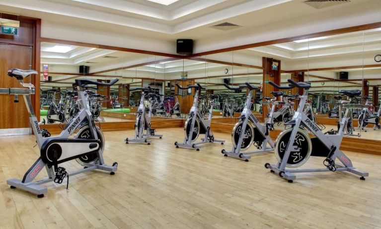 Fitness center available at DoubleTree By Hilton Edinburgh Airport.