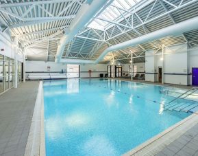 Relaxing indoor pool at DoubleTree By Hilton Edinburgh Airport.