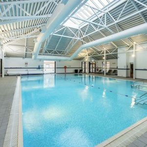 Relaxing indoor pool at DoubleTree By Hilton Edinburgh Airport.