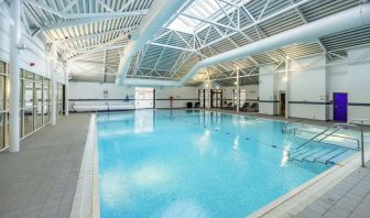 Relaxing indoor pool at DoubleTree By Hilton Edinburgh Airport.