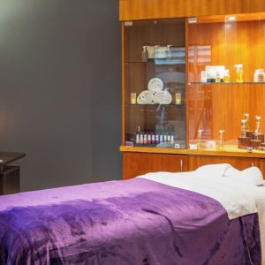 Full-service spa at DoubleTree By Hilton Edinburgh Airport.