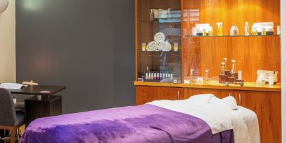 Full-service spa at DoubleTree By Hilton Edinburgh Airport.