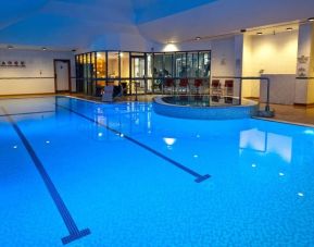 Refreshing indoor pool at DoubleTree By Hilton Coventry.