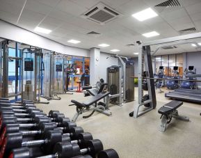 Fitness center available at DoubleTree By Hilton Coventry.