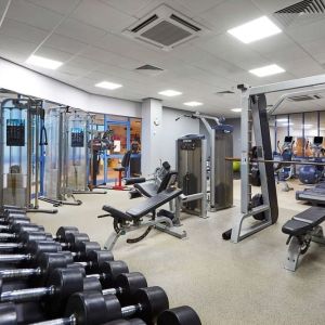 Fitness center available at DoubleTree By Hilton Coventry.