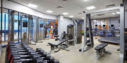 Fitness center available at DoubleTree By Hilton Coventry.