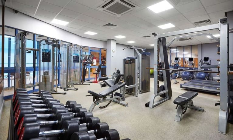 Fitness center available at DoubleTree By Hilton Coventry.