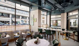 Coffee shop perfect for coworking at Lost Property St. Paul's London, Curio Collection By Hilton.