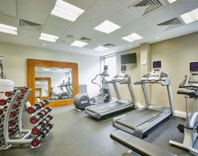 Fitness center available at Hilton Garden Inn Bristol City Centre.