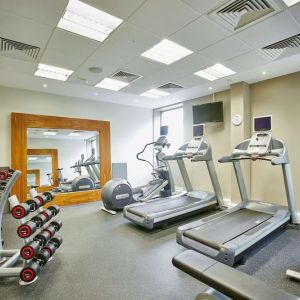 Fitness center available at Hilton Garden Inn Bristol City Centre.