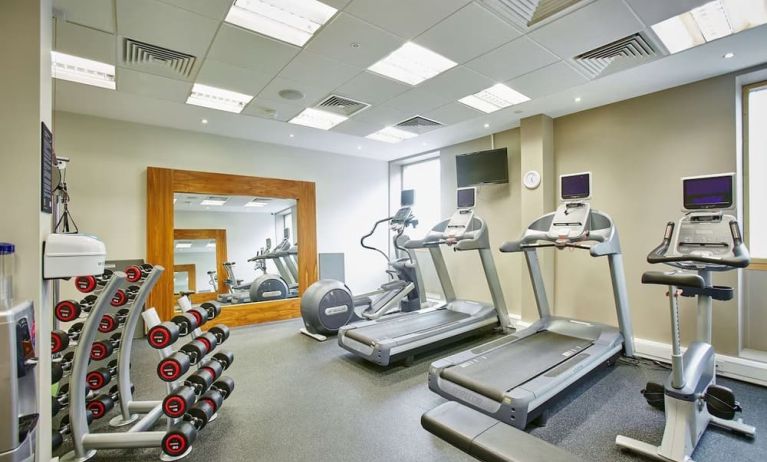 Fitness center available at Hilton Garden Inn Bristol City Centre.