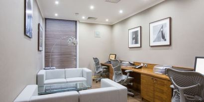 Business center available at Hilton Garden Inn Glasgow City Centre.