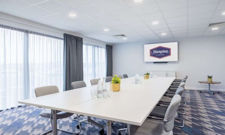 Professional meeting room at Hampton By Hilton Humberside Airport.