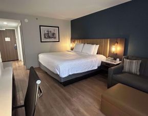 Spacious king room at Best Western Plus Secaucus Meadowlands.