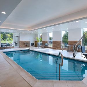 Indoor pool at TownePlace Suites Edgewood Aberdeen.