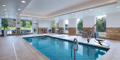 Indoor pool at TownePlace Suites Edgewood Aberdeen.