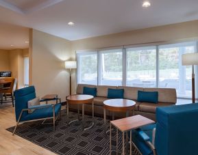 Coworking lounge at TownePlace Suites Edgewood Aberdeen.