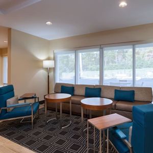 Coworking lounge at TownePlace Suites Edgewood Aberdeen.