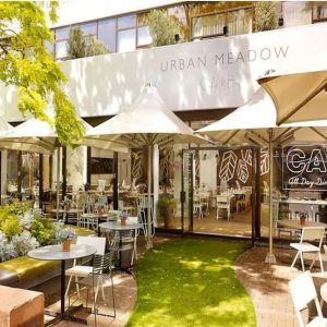 Outdoor patio perfect for co-working  at DoubleTree By Hilton London - Hyde Park.