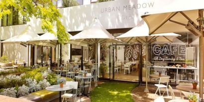 Outdoor patio perfect for co-working  at DoubleTree By Hilton London - Hyde Park.