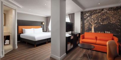 Spacious day use room with living area at DoubleTree By Hilton London - Hyde Park.