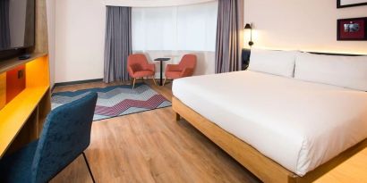 Day use room at Hampton By Hilton London Park Royal.
