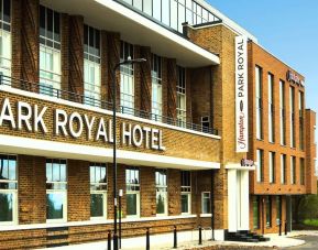 Hotel exterior at Hampton By Hilton London Park Royal.