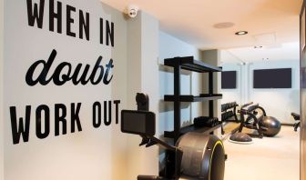 Fitness center available at Hampton By Hilton London Park Royal.