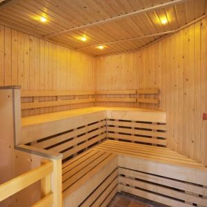 Relaxing hotel sauna at the DoubleTree by Hilton Bristol North.